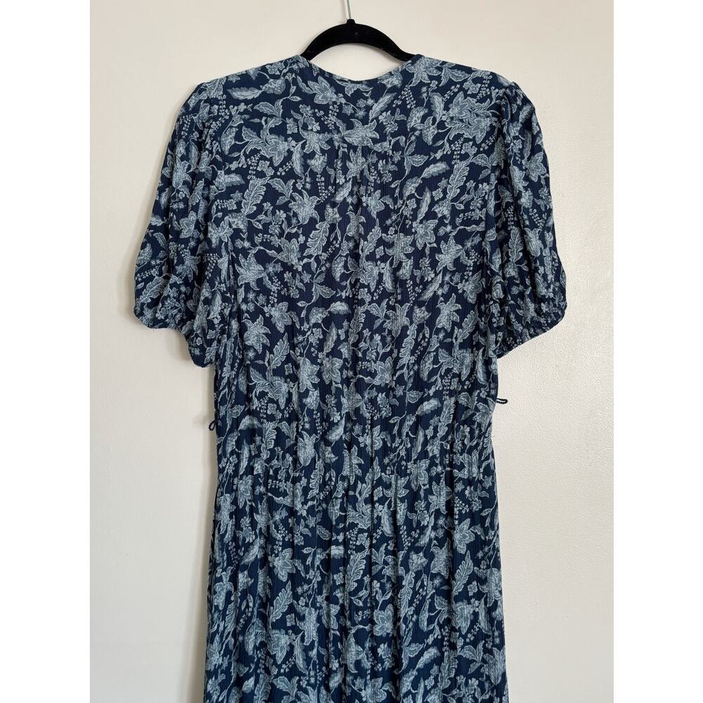 Faherty Navy Floral Maxi Dress - Picture 9 of 12